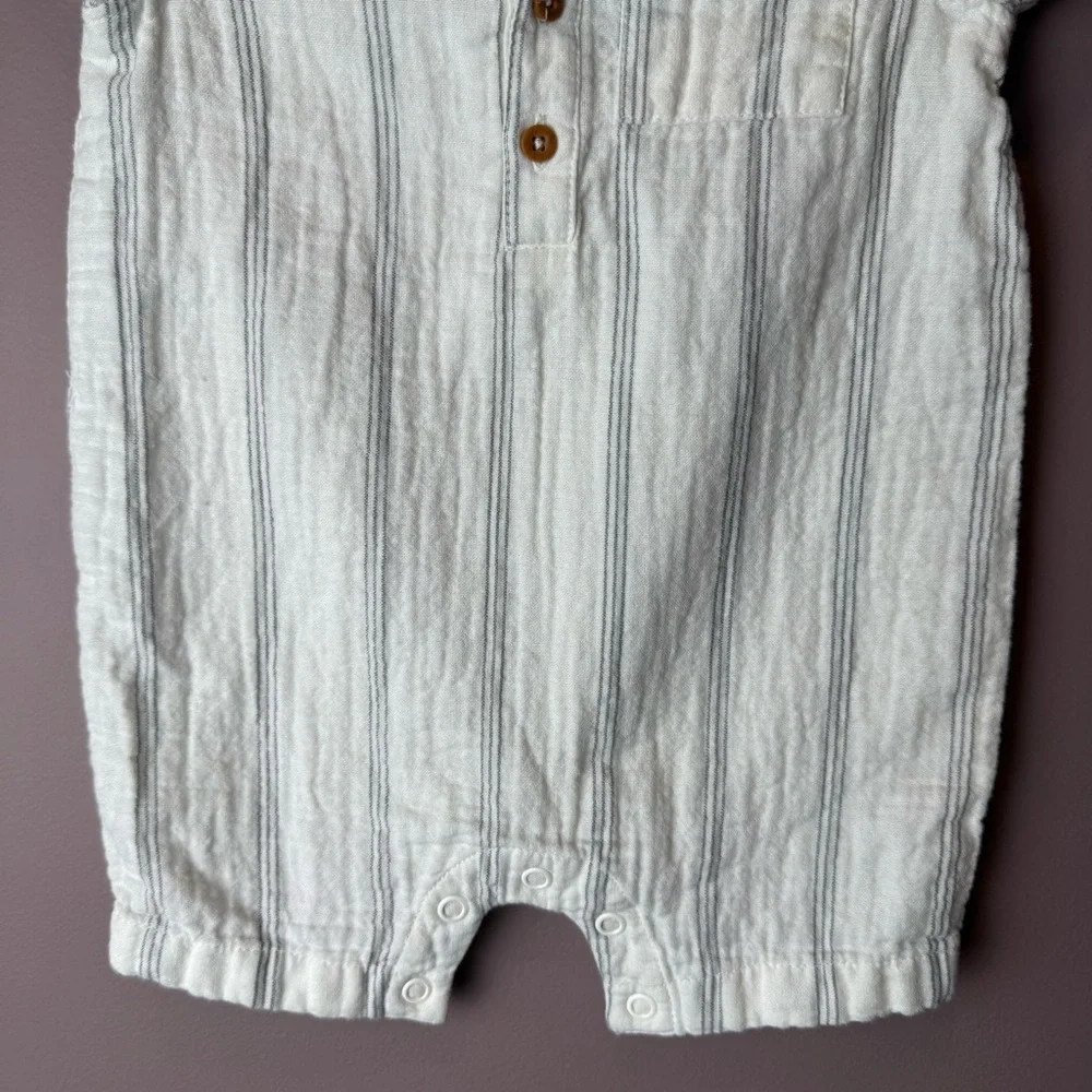 Nordstrom Cotton Gauze Romper 3M